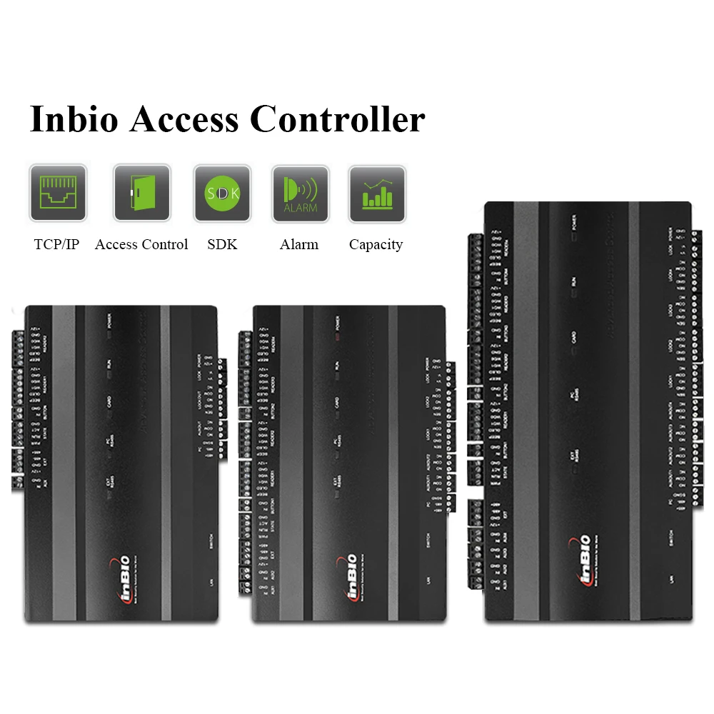 Inbio160/260/460 Панель управления доступом по отпечаткам пальцев и картам Дверей, Биометрическая Система контроля доступа высокого уровня Безопасности с RS485