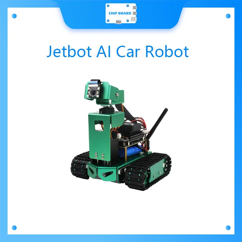 Автомобильный робот Jetbot sAI с камерой 8 миллионов HD. (с или без) Плата Jetson Nano B01. стандартная камера или камера поддержки сверху вниз