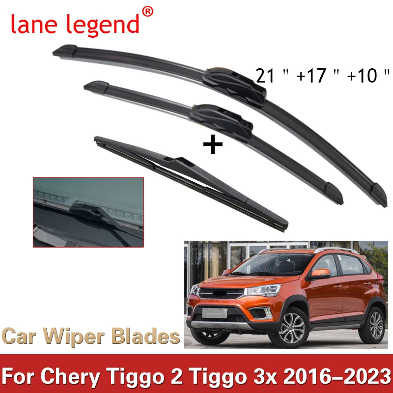 для Chery Tiggo 2 2016 ~ 2023 Tiggo 3x MVM X22 DR3 Переднее Заднее Ветровое Стекло Стеклоочистители Автомобильные Щетки Автомобильные Аксессуары