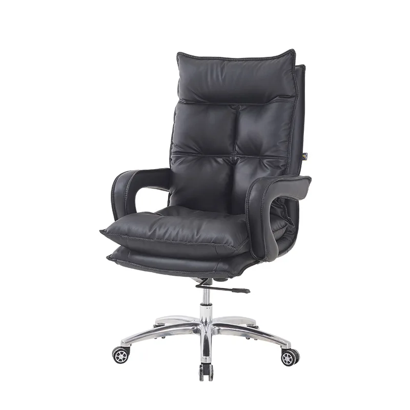 Изготовленное на заказ производителем повседневное кожаное кресло boss мягкое подъемное поворотное компьютерное кресло офисное кресло менеджера кресло большого класса