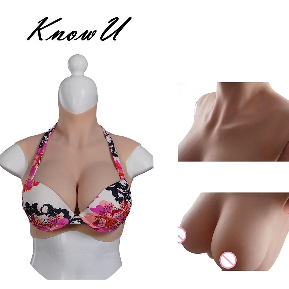 Новый Размер KnowU, Имитирующая грудь Для трансвестита, Трансвеститки, Силиконовые сиськи, Накладные формы груди, Протезы