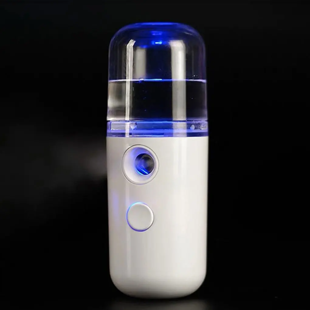 Портативный Увлажняющий распылитель Косметический Спрей Ручной Увлажнитель воздуха для лица USB Перезаряжаемый Нано-распылитель для воды и спирта