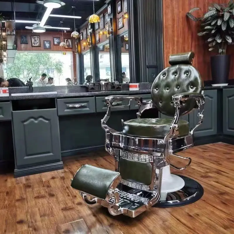 Роскошные Парикмахерские кресла Для стрижки волос, Специализированное кресло для парикмахерской, Парикмахерские кресла, мебель для шезлонгов QF50BC